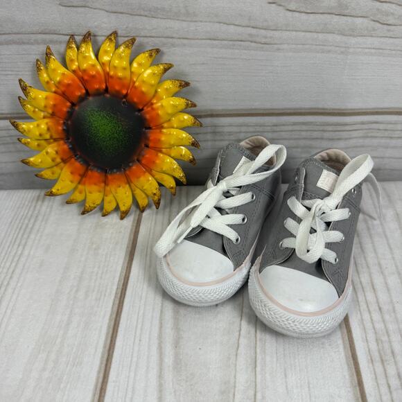 Converse Chuck Taylor All Star Gray Sneakers‎ Toddler Shoes 7C - Picture 1 of 5
